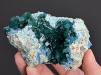 DIOPTASE with PLANCHEITE