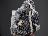 STIBNITE on CALCITE