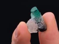 BERYL var. Emerald with CALCITE