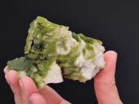 DUFTITE on CALCITE