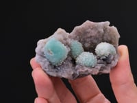 MALACHITE with QUARTZ