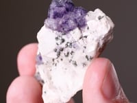 FLUORITE and TALC on ORTHOCLASE