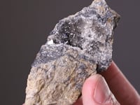 GALENA var. Steinmannite with ARSENOPYRITE and QUARTZ
