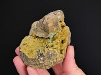 AURICHALCITE on SMITHSONITE