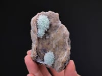 MALACHITE with QUARTZ