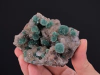 QUARTZ with MALACHITE
