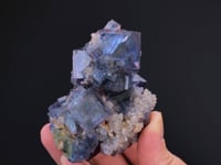 FLUORITE with QUARTZ