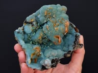 WULFENITE with MALACHITE on HEMIMORPHITE