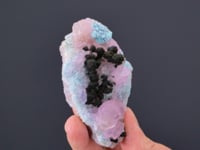 KOLWEZITE on Cobaltoan CALCITE