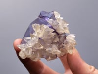 CALCITE on FLUORITE