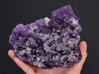 FLUORITE with QUARTZ