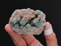 MALACHITE with QUARTZ