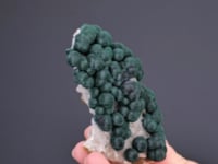 MALACHITE on QUARTZ