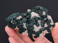 MALACHITE on QUARTZ