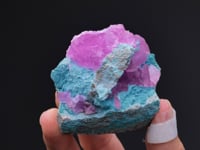 Cobaltoan CALCITE with CHRYSOCOLLA