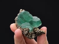 FLUORITE on PYRITE